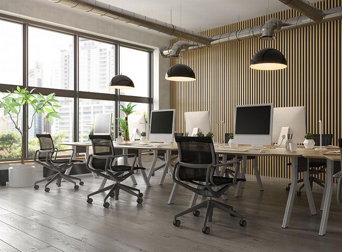 open plan office