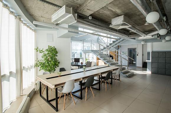 open plan office